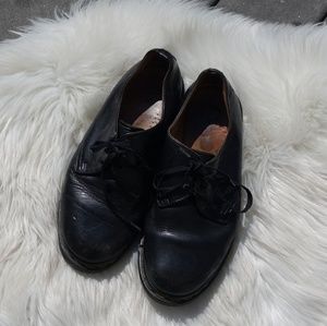Black vintage doc martens made in england black